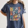 Next Stop High School Middle School Graduation Last Day Women's Comfort Colors T-Shirt Denim