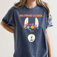 No Prob Llama Birthday Graduation Women Kids Girls Women's Comfort Colors T-Shirt Denim