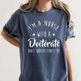 Nurse DNP PhD Doctorate Graduation Women Women's Comfort Colors T-Shirt Denim