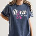Nursing Graduation Nurse Est 2018 T-Shirt Women's Comfort Colors T-Shirt Denim