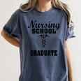 Nursing School Graduate Nurse Graduation Medical T-Shirt Women's Comfort Colors T-Shirt Denim