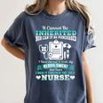 Nursing School Graduation Inherited RN LPN Nurse Grad 2021 Women's Comfort Colors T-Shirt Denim