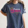 Nursing Shirt Graduation Nurse School Trauma Queen Shirt Women's Comfort Colors T-Shirt Denim
