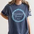 Occupational Therapy Grad School Graduation Therapist Women's Comfort Colors T-Shirt Denim