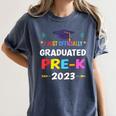 I Officially Graduated Pre-k Graduation Pre k Class 2023 Kid Women's Comfort Colors T-Shirt Denim
