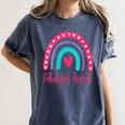 Pathologists' Assistant Graduation 2023 Boho Rainbow Women's Comfort Colors T-Shirt Denim