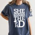 PhD Doctorate Husband Boyfriend PhD Graduation Women's Comfort Colors T-Shirt Denim