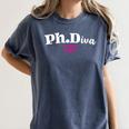 PhD Graduate PhD Female PhD Doctorate Graduation Phd Student Premium Tri-Blend Women's Comfort Colors T-Shirt Denim