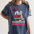 PhD PhD Graduation Gifts PhD Survivor T-Shirt Women's Comfort Colors T-Shirt Denim