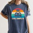 PhD Level Complete Graduation Doctorate In Philosophy Women's Comfort Colors T-Shirt Denim