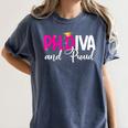 PhDiva Graduation Doctorate Student Graduate Women's Comfort Colors T-Shirt Denim