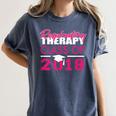 Pink Respiratory Therapist Class Of 2018 Graduation T Shirt Women's Comfort Colors T-Shirt Denim