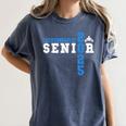 Powerlifting Senior 2025 Class Of 2025 Graduation Party 23 Women's Comfort Colors T-Shirt Denim
