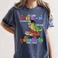 Pre k Graduation 2025 Pre-k Kindergarten Graduate Dinosaur Premium Tri-Blend Women's Comfort Colors T-Shirt Denim