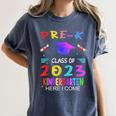 Pre-k Graduation Pre Kindergarten Class Of 2023 Boys Girls Women's Comfort Colors T-Shirt Denim