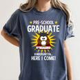 Pre K Graduation Shirt 2019 PreSchool Graduate Toddler Women's Comfort Colors T-Shirt Denim