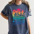 Pre-K Prek3 Prek4 Graduate Quarantine Preschool Graduation Women's Comfort Colors T-Shirt Denim