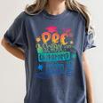 Preschool 2021 Graduate Prek Quarantine Preschool Graduation Women's Comfort Colors T-Shirt Denim