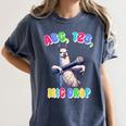 Preschool Graduate Shirt ABC 123 Mic Drop Llama Graduation Women's Comfort Colors T-Shirt Denim