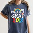 Preschool Graduation 2018 Last Day School Pre K Women's Comfort Colors T-Shirt Denim