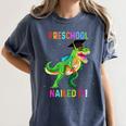 Preschool Graduation Class Of 2022 Graduate Dinosaur Kids Women's Comfort Colors T-Shirt Denim