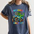 Preschool Graduation Monster Truck Dinosaur Boys Dino Tee Women's Comfort Colors T-Shirt Denim