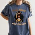 Pretty Educated African American Graduation Class 2024 Women's Comfort Colors T-Shirt Denim