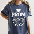 Prom Squad 2026 Graduation Friends Women's Comfort Colors T-Shirt Denim
