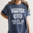 Property Of Student Loans College Graduation Shirt Women's Comfort Colors T-Shirt Denim