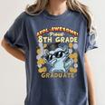 Proud 8th Grade Graduate Axolotl Graduation Eighth Women's Comfort Colors T-Shirt Denim