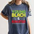 Proud African American Educated Graduation Women's Comfort Colors T-Shirt Denim