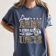 Proud Army National Guard Uncle National Guard Graduation Women's Comfort Colors T-Shirt Denim