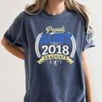 Proud Aunt Of 2018 Graduate Shirt Graduation Grad Women's Comfort Colors T-Shirt Denim