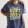 Proud Aunt Of a Class Of 2023 Graduate Senior Graduation Women's Comfort Colors T-Shirt Denim