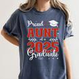 Proud Aunt Of a Class Of 2025 Graduate For Graduation Women's Comfort Colors T-Shirt Denim