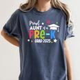 Proud Aunt Of A Pre-K 2025 Graduate Class Of 2025 Graduation Women's Comfort Colors T-Shirt Denim