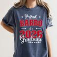 Proud Babbo Of a Class Of 2026 Graduate For Graduation Women's Comfort Colors T-Shirt Denim