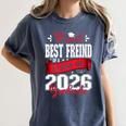 Proud Best Freind Of a Class Of 2026 Graduate For Graduation Premium Women's Comfort Colors T-Shirt Denim