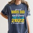 Proud Bonus Dad Of 5th Grade Graduate 2022 Family Graduation Women's Comfort Colors T-Shirt Denim