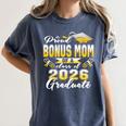 Proud Bonus Mom Of a Class Of 2026 Graduate Graduation 2026 Women's Comfort Colors T-Shirt Denim