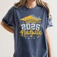 Proud Boyfriend Of A 2026 Graduate Grad Senior Graduation Women's Comfort Colors T-Shirt Denim