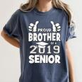 Proud Brother Of A 2019 Senior School Graduation Shirt Women's Comfort Colors T-Shirt Denim