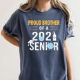 Proud Brother Of a 2021 Senior Shirt Graduation Women's Comfort Colors T-Shirt Denim