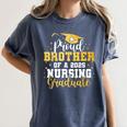 Proud Brother Class Of 2025 Nursing Graduate Graduation Women's Comfort Colors T-Shirt Denim