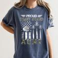 Proud Coast Guard Aunt US Coast Guard Graduation Aunt Women's Comfort Colors T-Shirt Denim