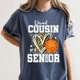 Proud Cousin Of A 2026 Senior Basketball Graduation Leopard Women's Comfort Colors T-Shirt Denim