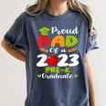 Proud Dad Of 2023 Pre K Graduate Graduation Women's Comfort Colors T-Shirt Denim