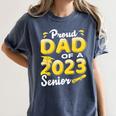 Proud Dad Of A 2023 Senior Graduation Women's Comfort Colors T-Shirt Denim