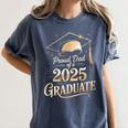 Proud Dad Of a 2025 Graduate Class Of 2025 Graduation Dad Women's Comfort Colors T-Shirt Denim