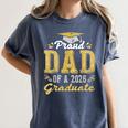 Proud DAD Of a 2026 Graduate Class Senior Graduation Women's Comfort Colors T-Shirt Denim